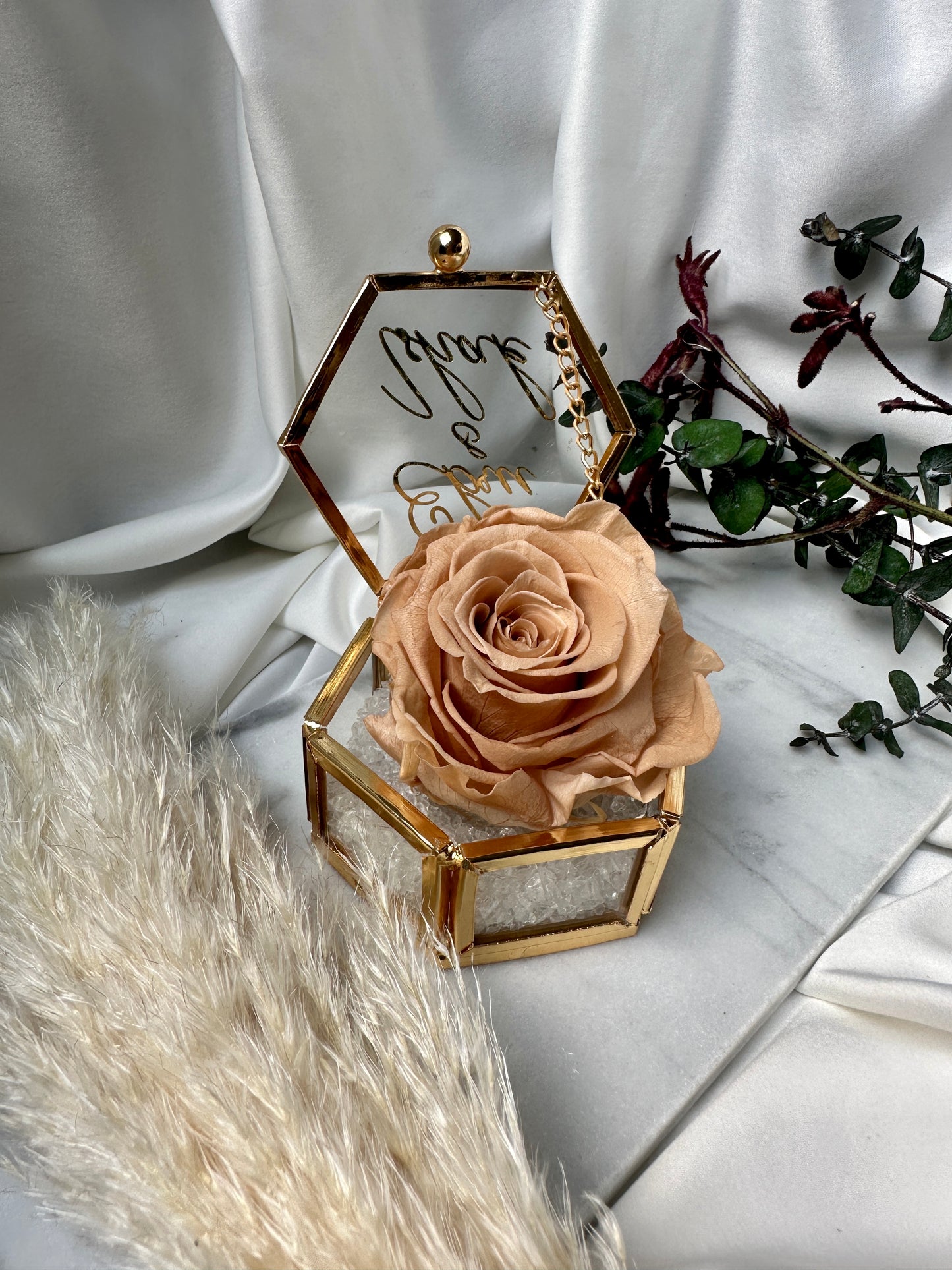Verlobung Hochzeit personalisiert Ringbox damat kahvesi tepsisi