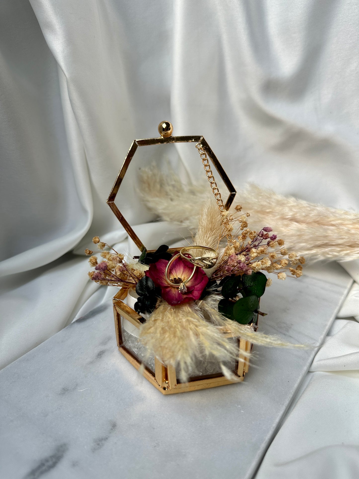Verlobung Hochzeit personalisiert Ringbox damat kahvesi tepsisi
