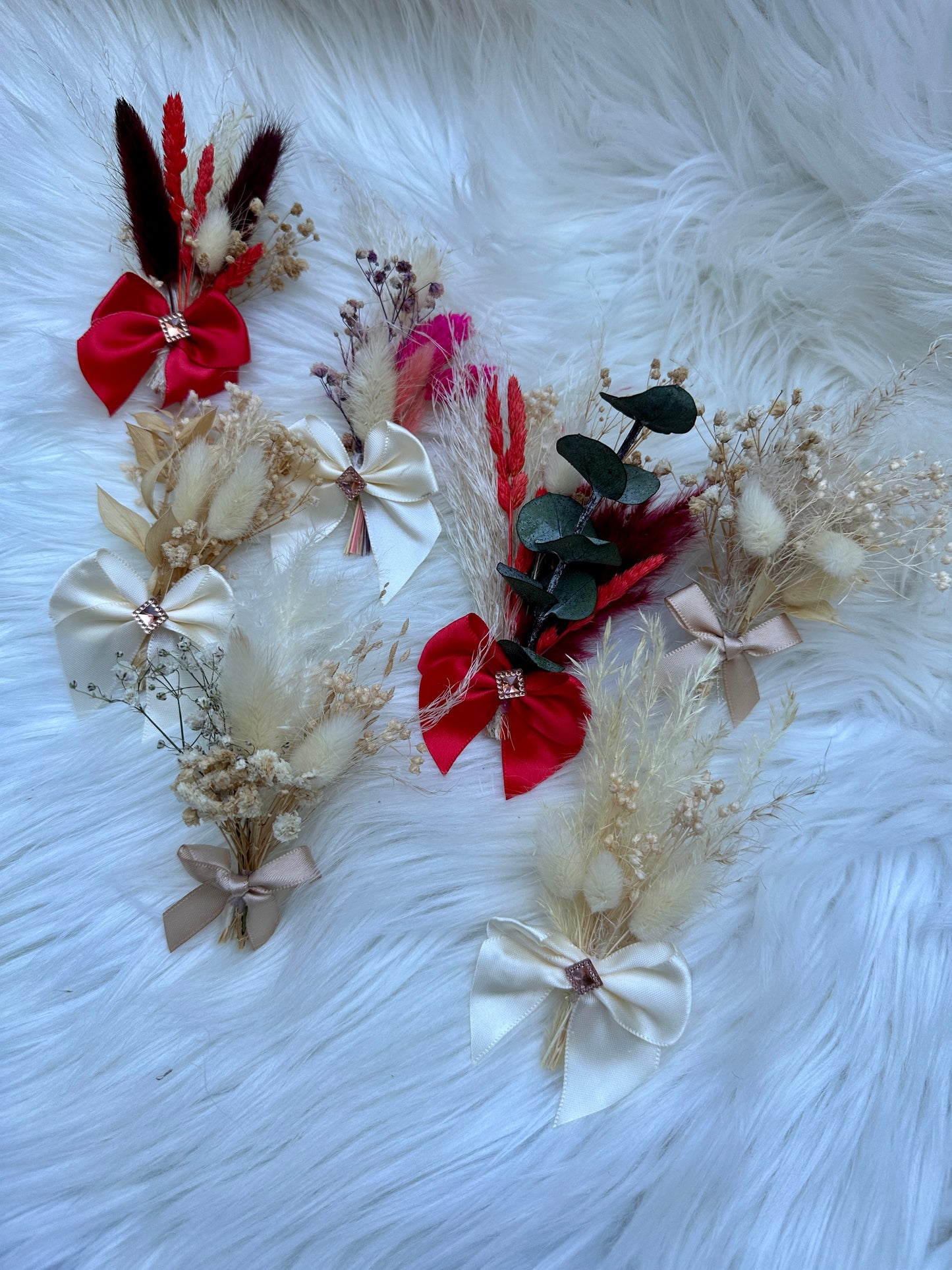 Ansteckstrauß für Bräutigam und Grooms Hochzeit Trockenblumensträuße