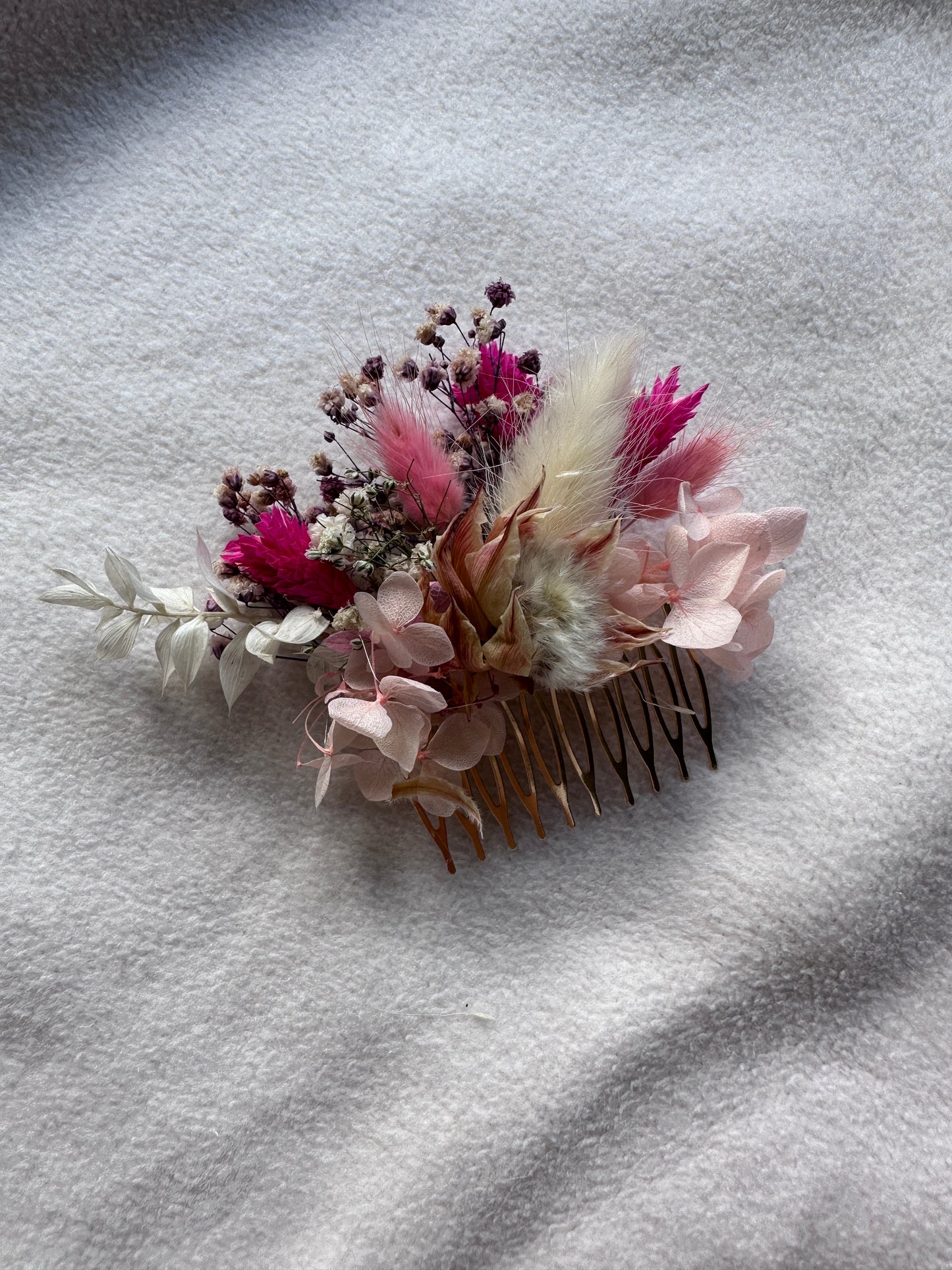 Haarkamm Trockenblumen Hochzeit Steckkamm Trockenblumen Brautfrisur