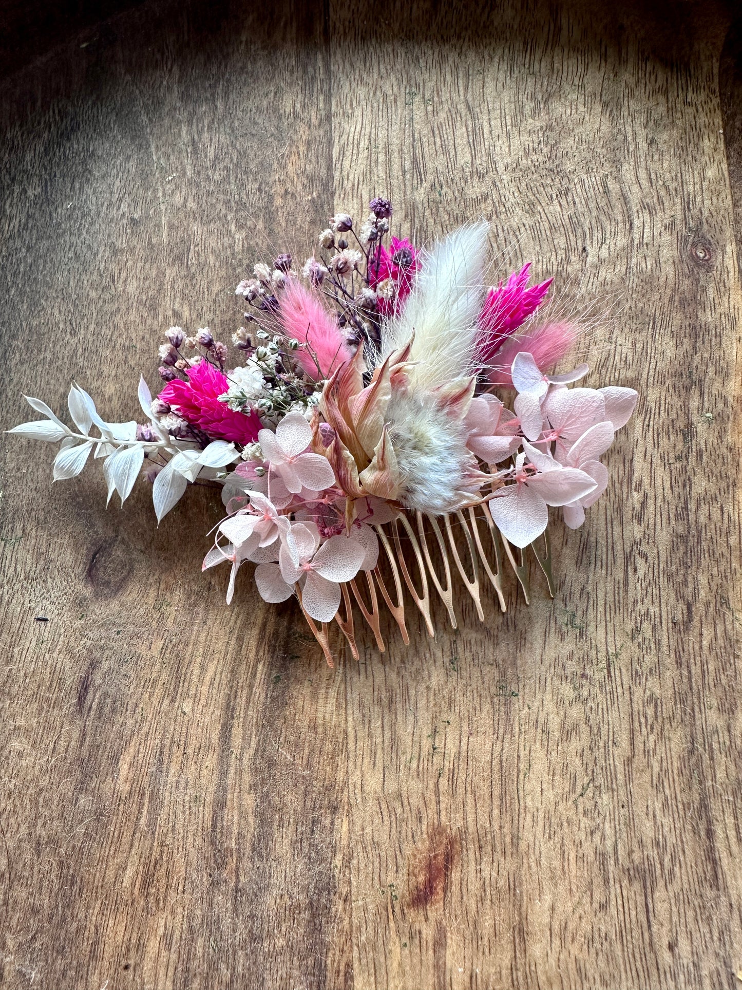 Haarkamm Trockenblumen Hochzeit Steckkamm Trockenblumen Brautfrisur