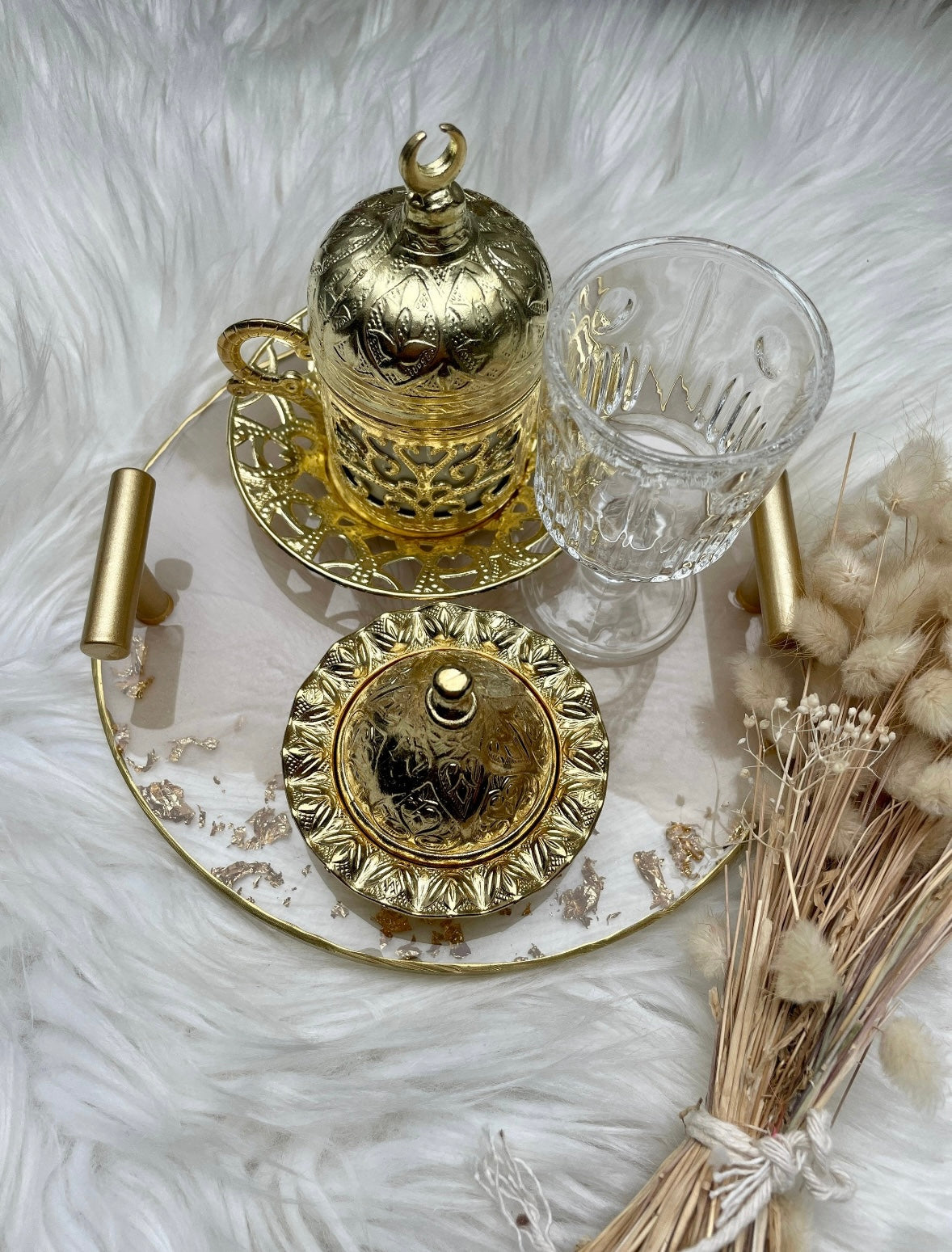 Tassen Set Damat Kahvesi Gold